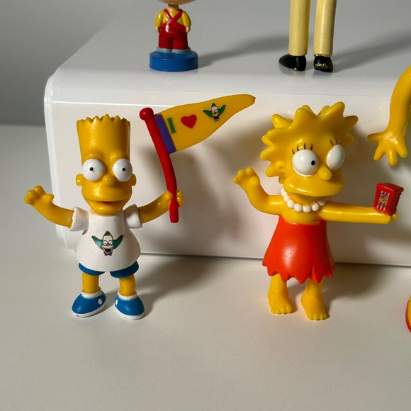 The Simpsons Figures Marge Stewie Bart Lisa Grandpa Maggie Apu Vinyl (ZZ28) - Picture 4 of 9
